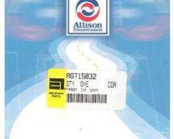 Ag-Chem AG715032 Operator Manual - Wtec 2 Allison (MD / HD / B transmission control)