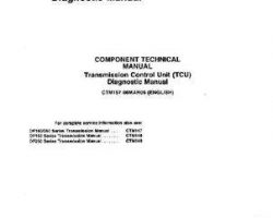 Ag-Chem AG723926 Service Manual - Funk Transmission TCU Diagnostic Manual CTM157