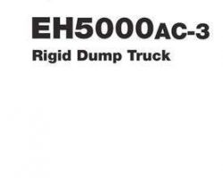 Operators Manuals for Hitachi Eh-3 Series model Eh5000aciii Construction And Mining