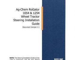 Ag-Chem GTA340622 Operator Manual - 1054 / 1254 RoGator (Beeline steer system v. 1.1)
