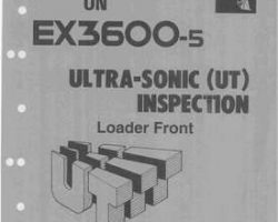 Maintenance Manuals for Hitachi Ex-5 Series model Ex3600-5 Excavators
