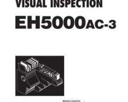 Inspection Manuals for Hitachi Eh-3 Series model Eh5000aciii Construction And Mining