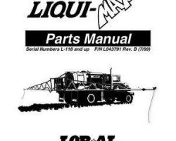 Ag-Chem L043791B Parts Book - Liqui-Max Loral (eff sn L-118, 1998-99)