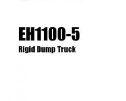 Operators Manuals for Hitachi model Eh1100-5 Construction And Mining