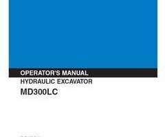 Kobelco Excavators model MD300LC Operator's Manual