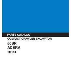 Parts Catalog for Kobelco 50SR Acera Tier 4 Compact Crawler Excavator