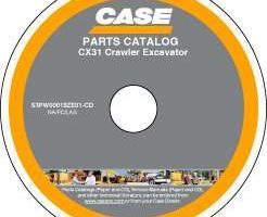 Parts Catalog on CD for Kobelco Excavators model CX31B