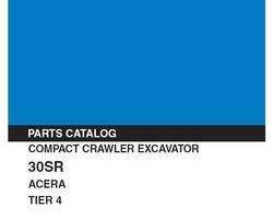 Parts Catalog for Kobelco 30SR Acera Tier 4 Compact Crawler Excavator
