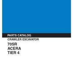 Parts Catalog for Kobelco 70SR Acera Tier 4 Crawler Excavator
