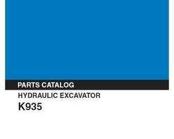 Parts Catalog for Kobelco Excavators model K935