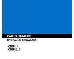 Parts Catalog for Kobelco Excavators model K904 II
