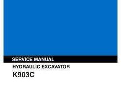 Kobelco Excavators model K903 Service Manual