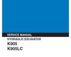 Kobelco Excavators model K905 Service Manual