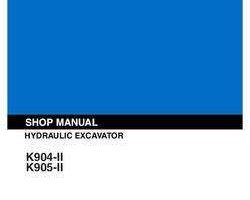 Kobelco Excavators model K905 II Service Manual