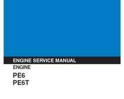 Kobelco Engines model PE6,PE6T Engine Service Manual
