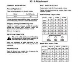AGCO SN9971141A Operator Manual - 4511 Disc Chisel Attachments