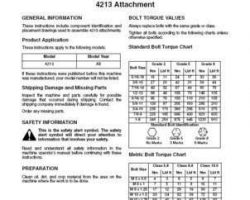 AGCO SN997847B Operator Manual - 4213 Coulter Chisel Plow Attachments