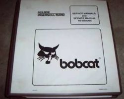 Bobcat A300 All Wheel Steer Loader Shop Service Repair Manual