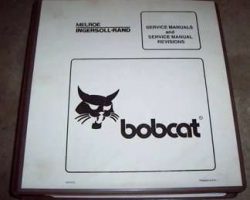 Bobcat VR723 Versahandler Shop Service Repair Manual