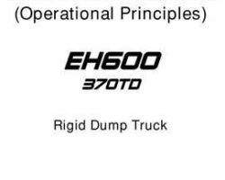Operational Principle for Hitachi Eh Series model Eh600 Construction And Mining