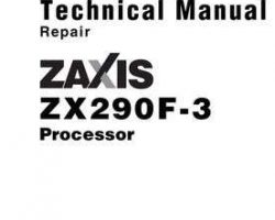 Repair Manuals for Hitachi Zaxis-3 Series model Zaxis290f-3 Processors