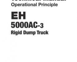 Operational Principle for Hitachi Eh-3 Series model Eh5000aciii Construction And Mining