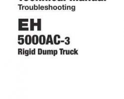 Troubleshooting for Hitachi Eh-3 Series model Eh5000aciii Construction And Mining