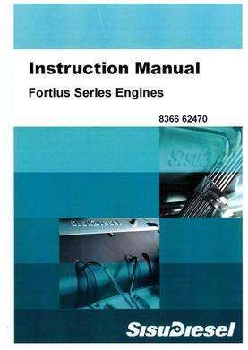 AGCO V836662470 Operator Manual - AGCO Power Sisu Fortius Engine (tier 2)