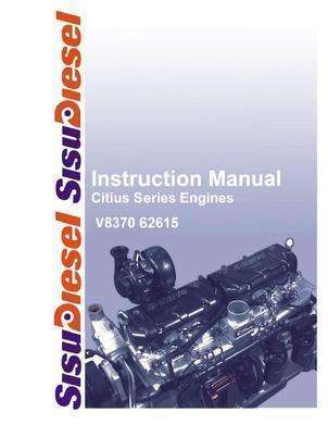 AGCO V837062615 Operator Manual - AGCO Power Sisu Citius Engine (tier 3, 500 hr centrif oil filter)