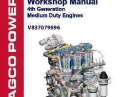 AGCO V837079696 Service Manual - AGCO Power Engine (4th generation medium duty)