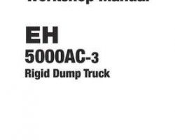 Workshop for Hitachi Eh-3 Series model Eh5000aciii Construction And Mining