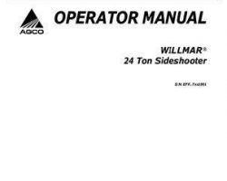 Willmar WR330550C Operator Manual - 24 Ton Sideshooter (2008)