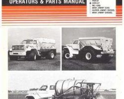 Willmar WRP0057 Operator Manual - HES-LF Spreader (dry, truck, 1981)