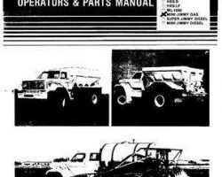 Willmar WRP0297 Operator Manual - Jimmy - Mini (gas truck chassis, man trans, 1983)