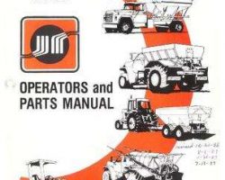 Willmar WRP0359 Operator Manual - HMS-1600S Sprayer (liquid truck, 1986)