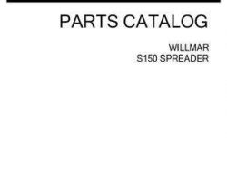 Willmar WRP0363D Parts Book - S150 / S-150 Spreader