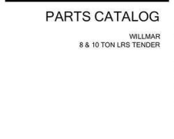 Willmar WRP0365AF Parts Book - 8 / 10 Ton LRS Tender