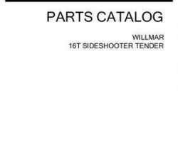 Willmar WRP0375AH Parts Book - 16T Sideshooter Tender