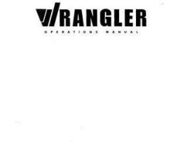 Willmar WRP0385 Operator Manual - Wrangler Loader (JD diesel, 1996)
