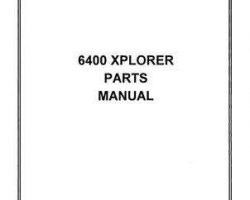 Willmar WRP0387A Parts Book - 6400 Xplorer Sprayer (1997)