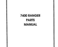 Willmar WRP0395A Parts Book - 7400 Ranger Sprayer (1996)