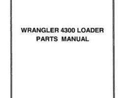 Willmar WRP0406 Parts Book - 4300 Wrangler Loader (1998)