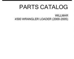 Willmar WRP0407F Parts Book - 4500 Wrangler Loader (2000-05)