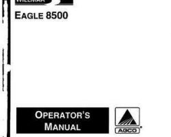 Willmar WRP0410 Operator Manual - 8500 Eagle Sprayer
