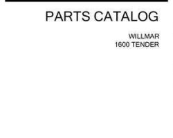 Willmar WRP0411E Parts Book - 1600 Tender