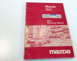 1979 Mazda GLC Workshop Service Manual