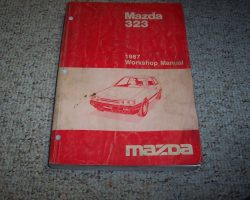 1987 Mazda 323 Workshop Service Manual