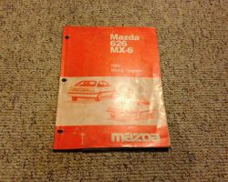 1989 Mazda 626 & MX-6 Wiring Diagram Manual