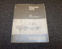 1990 Mazda 929 Wiring Diagram Manual