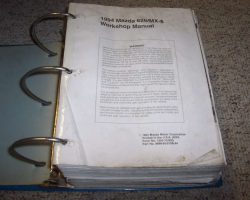 1994 Mazda 626 & MX-6 Workshop Service Manual Binder